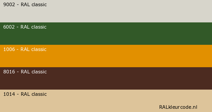 verfkleuren