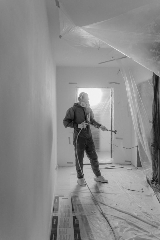 plafond spuiten